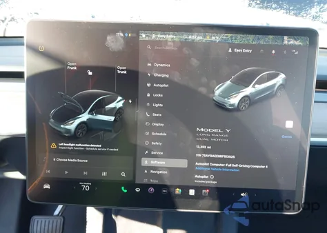 2024 Tesla Model Y Long Range Dual Motor All-Wheel Drive from USA, damaged, VIN 7SAYGAEE8RF153025